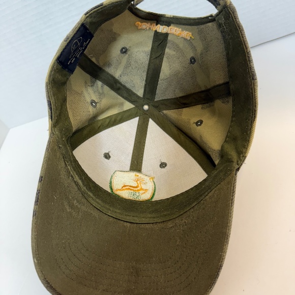 John Deere Camo - Tan Mesh Trucker Hat Cap Snapback - One Size Fits All - Picture 10 of 11